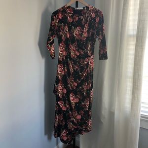 Lilac Maternity Wrap Dress